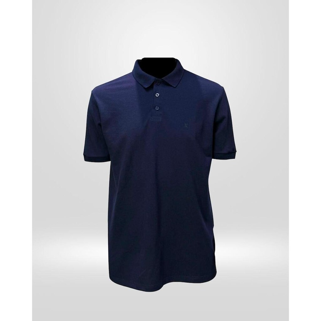 Polo Piquet Masculina VV Azul Marinho