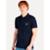 Polo Tommy Jeans Masculina Regular Corp Chest Azul Marinho - Azul+Marinho