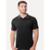 Polo Von der Volke Masculina Malha Origineel Label Preta - Preto