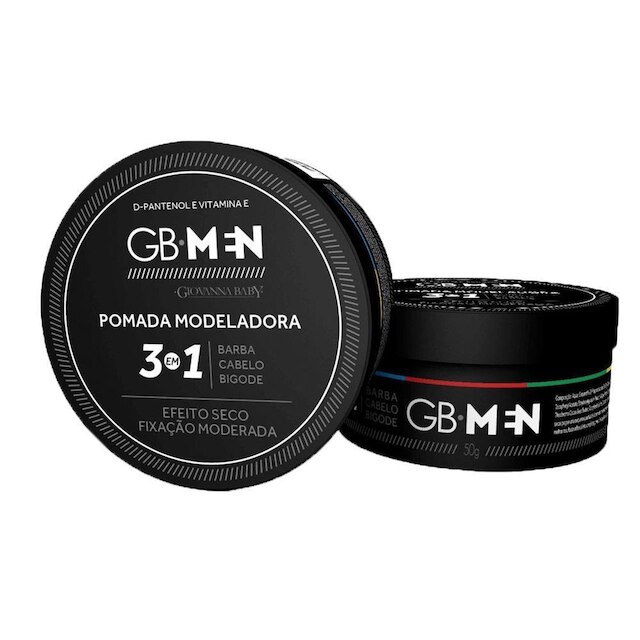 Pomada Modeladora Cabelo e Barba Giovanna Baby GB Men 50g