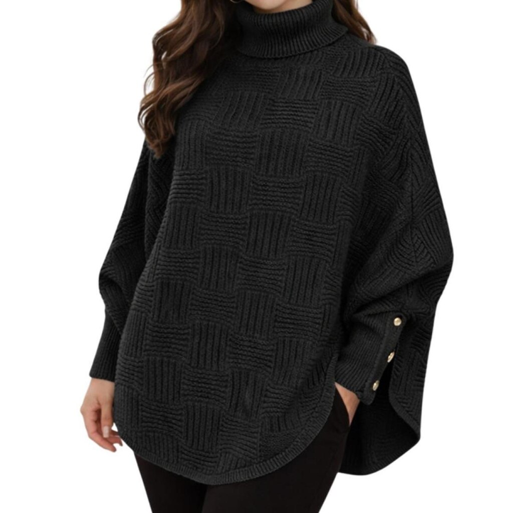 Poncho Feminino Alpelo Tricot Tamanho Unico - 1010003