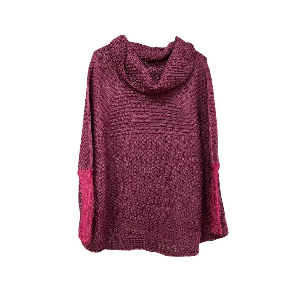 Poncho Feminino Tricot Linha Premium Manga Longa Moderno Top Menor preço em Poncho Feminino Tricot Linha Premium Manga Longa Moderno Top
