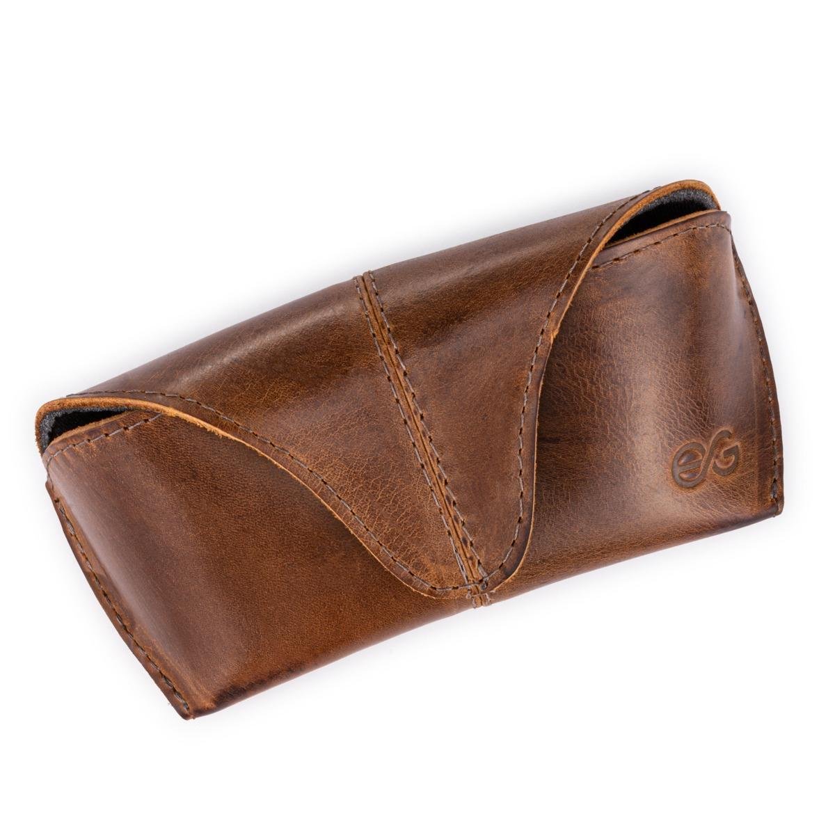 Porta Óculos/case/estojo C/alça P/ Cinto Couro Legítimo Menor preço em Porta Óculos/case/estojo C/alça P/ Cinto Couro Legítimo