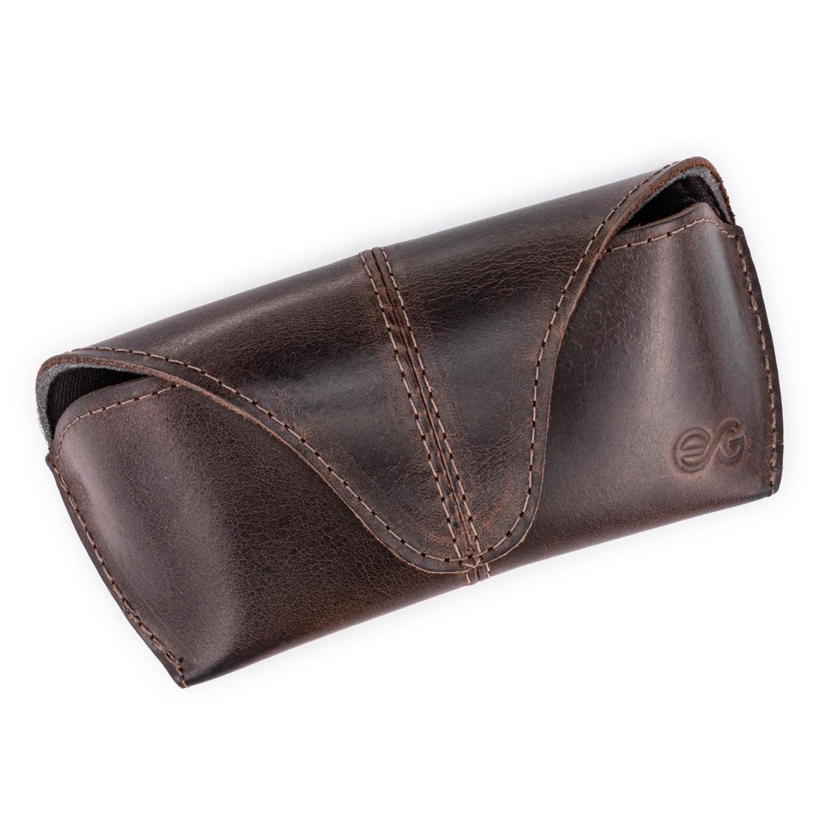 Porta Óculos/case/estojo C/alça P/ Cinto Couro Legítimo Menor preço em Porta Óculos/case/estojo C/alça P/ Cinto Couro Legítimo