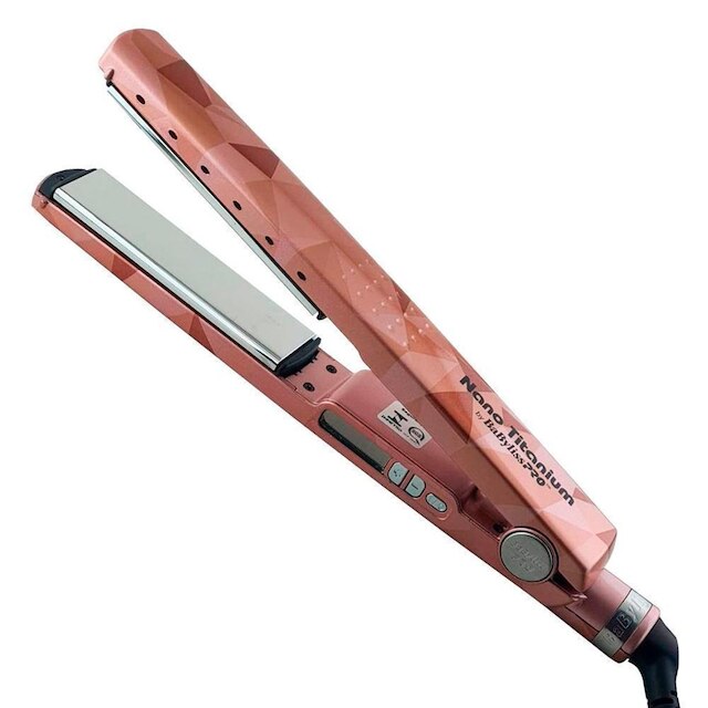 Prancha BaByliss PRO Nano Titanium Vetro Rose Gold 1 1/4