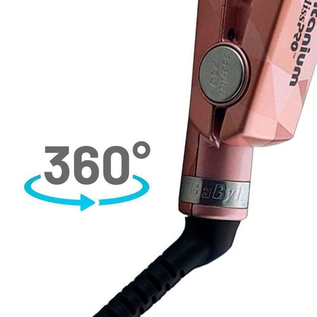 Prancha BaByliss PRO Nano Titanium Vetro Rose Gold 1 1/4