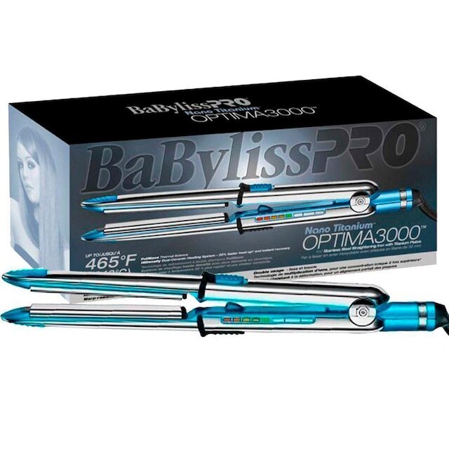 Prancha Super Nano Titanium Babyliss PRO OPTIMA3000 1 + 1/4'