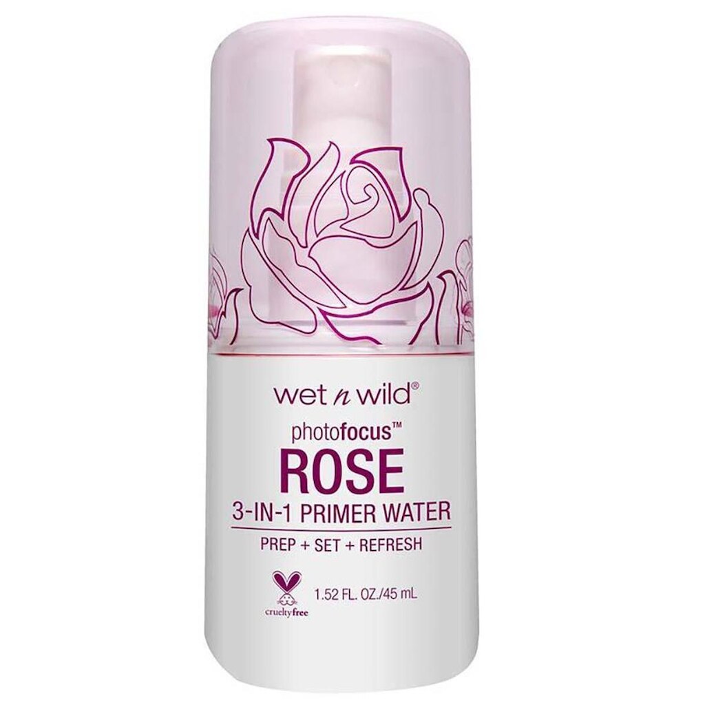 Primer Facial Spray wet n wild - Photo Focus Primer Water 3 in 1 Rose Rosè Addiction