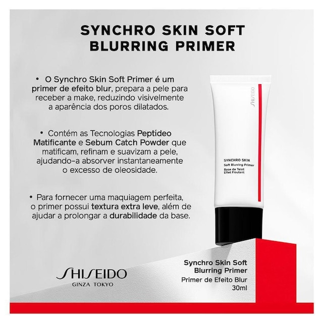 Primer Facil Shiseido Synchro Skin Soft Blurring 30 ml