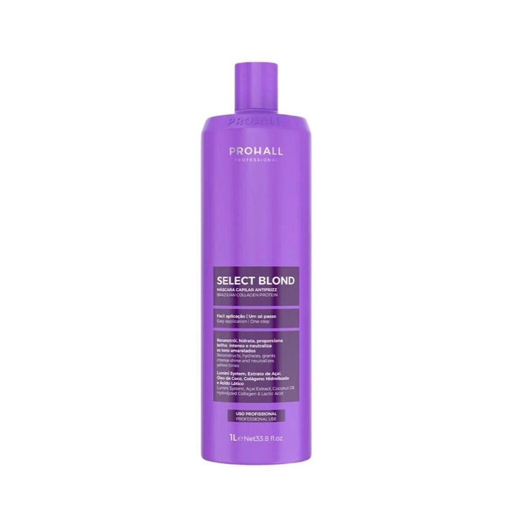 Progressiva Prohall Select Blond Realinhamento Térmico 1 L