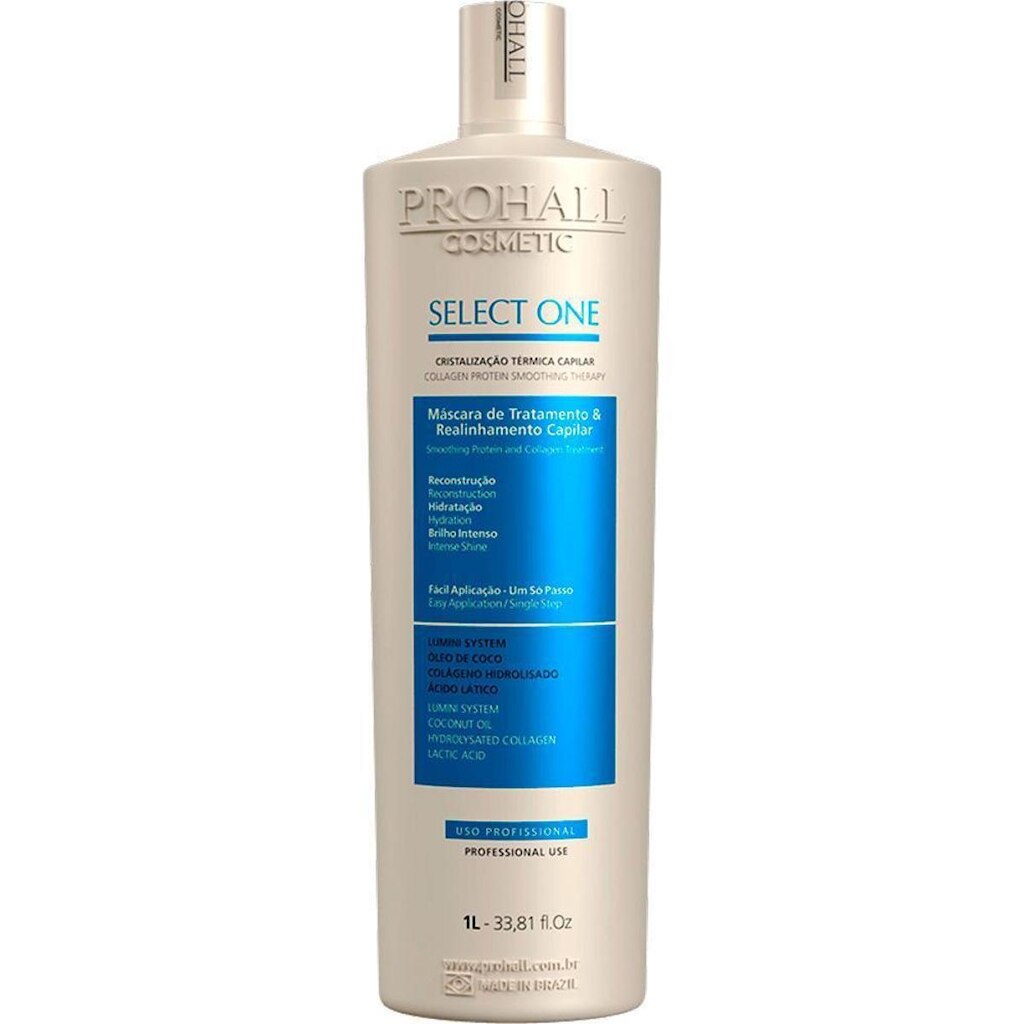 Prohall Select One - Escova Progressiva Orgânica 1L