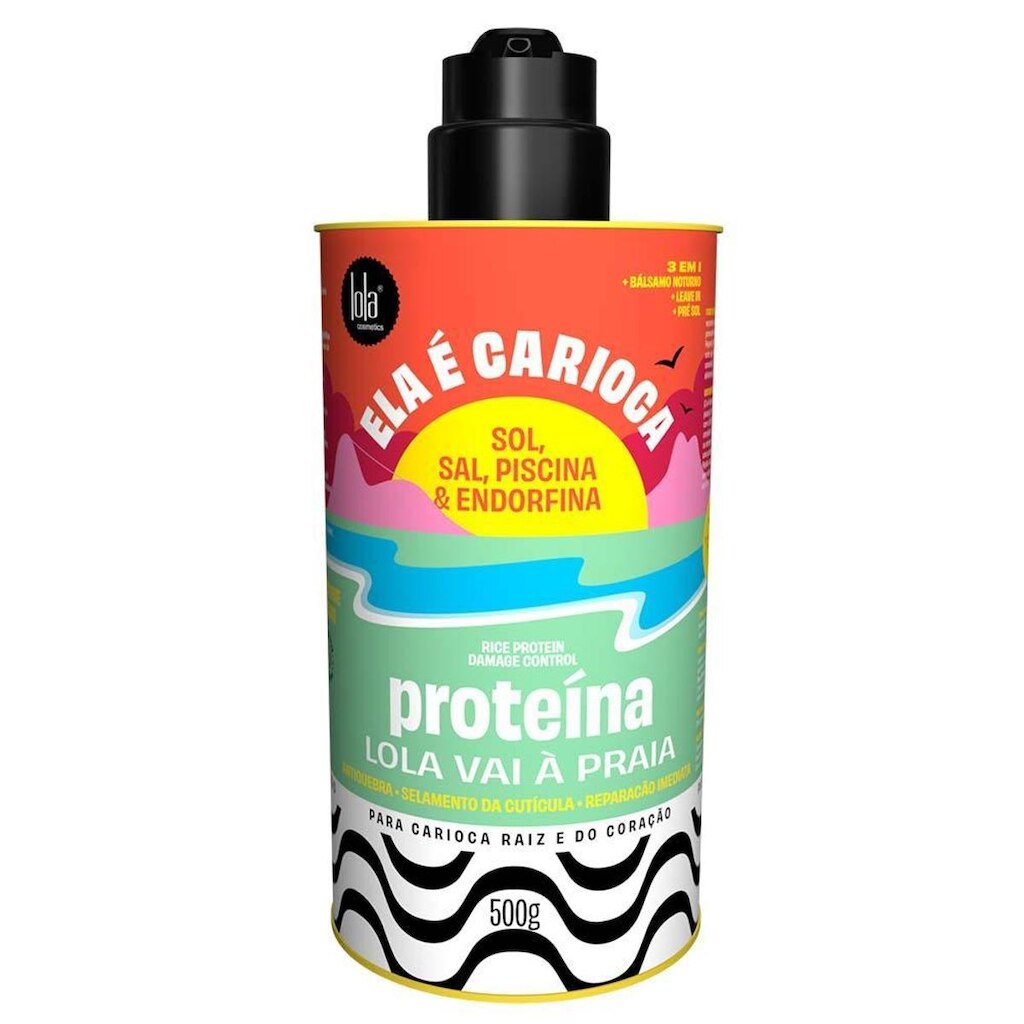 Proteína Lola Cosmetics Ela é Carioca Lola Vai à Praia 500g