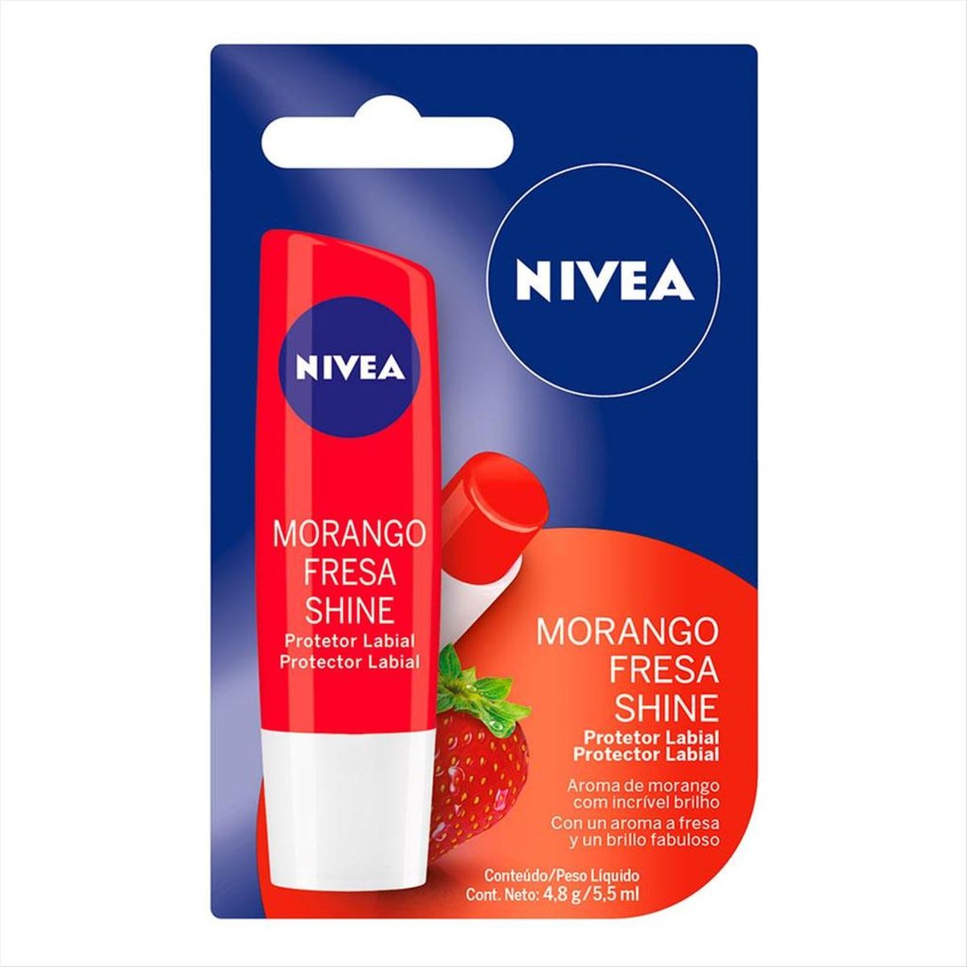 Protetor Labial Nivea Shine Amora Incolor Zattini