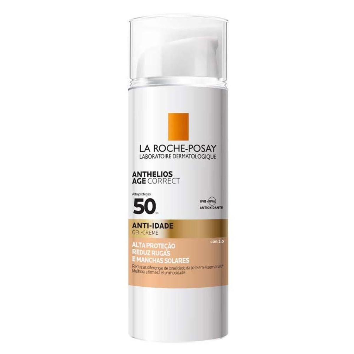 Protetor Solar Facial com Cor La Roche-Posay - Anthelios Age Correct Fps50 2.0 Menor preço em Protetor Solar Facial com Cor La Roche-Posay - Anthelios Age Correct Fps50 2.0