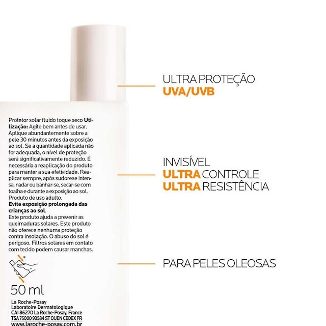 Protetor Solar Facial La Roche-Posay Anthelios Uvmune 400 Airlicium 40ml