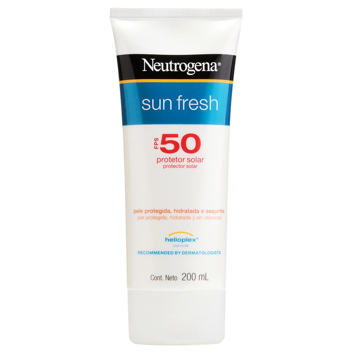 Protetor Solar Neutrogena Sun Fresh FPS 50 200ml Menor preço em Protetor Solar Neutrogena Sun Fresh FPS 50 200ml