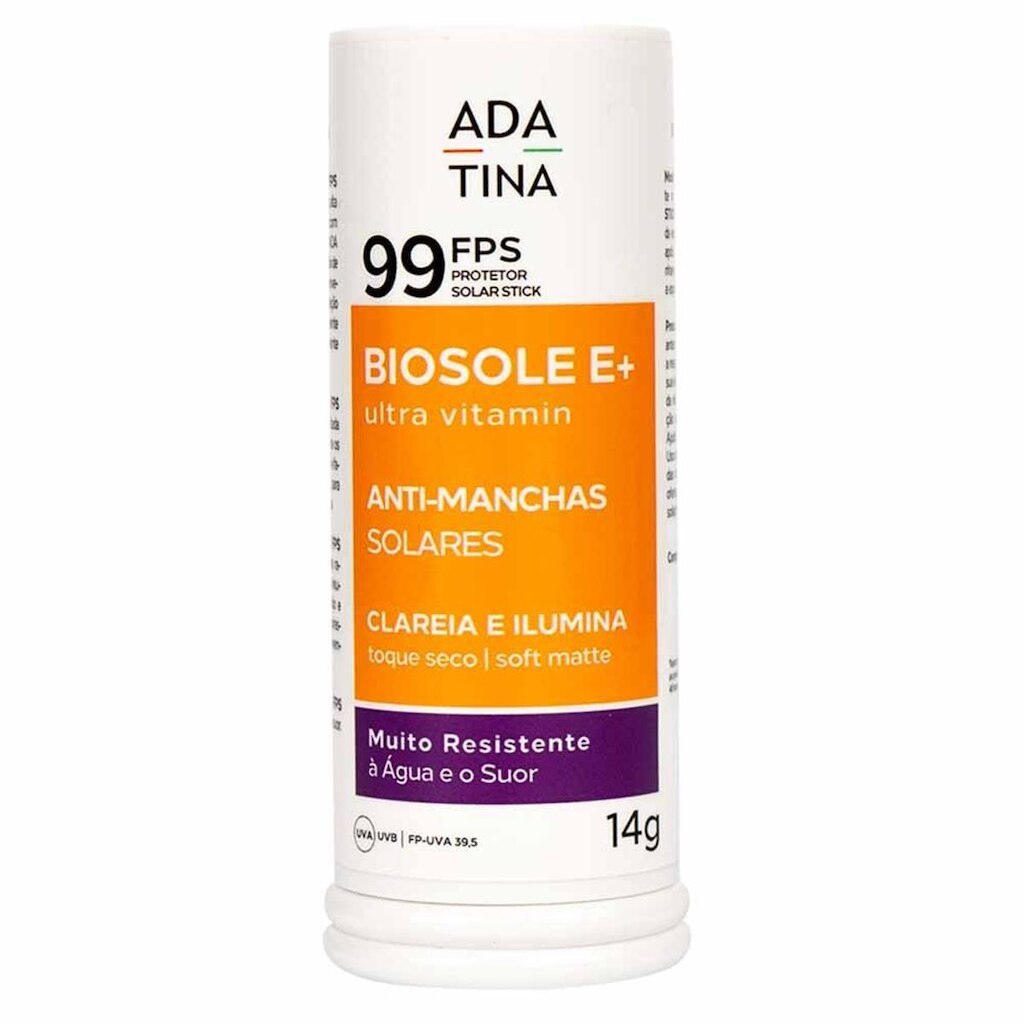 Protetor Solar Stick Clareador Biosole E Plus Ultra Vitamin FPS 99 14g