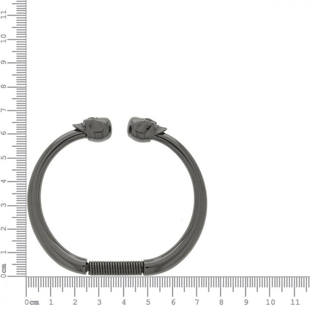 Pulseira Feminina e Masculina Caveira Grafite 66MM LadyLu
