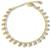 Pulseira Medalhas Pequenas Diamantadas Banhada a Ouro 18k Semijoia - Ouro