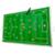 Quadro Tático de Parede Futebol Campo Kief Magnét - Verde