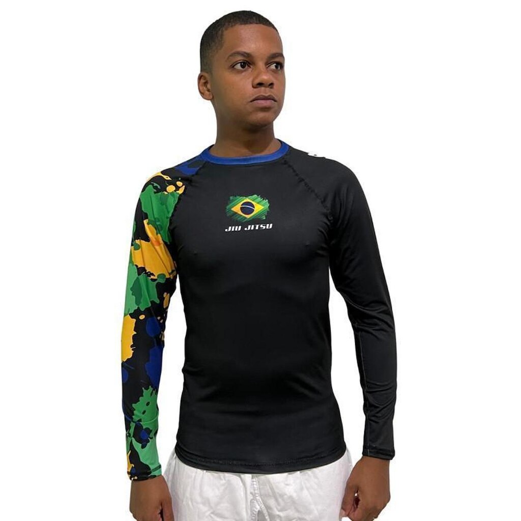 Rash Guard Jiu-Jitsu Academia Treino Segunda Pele