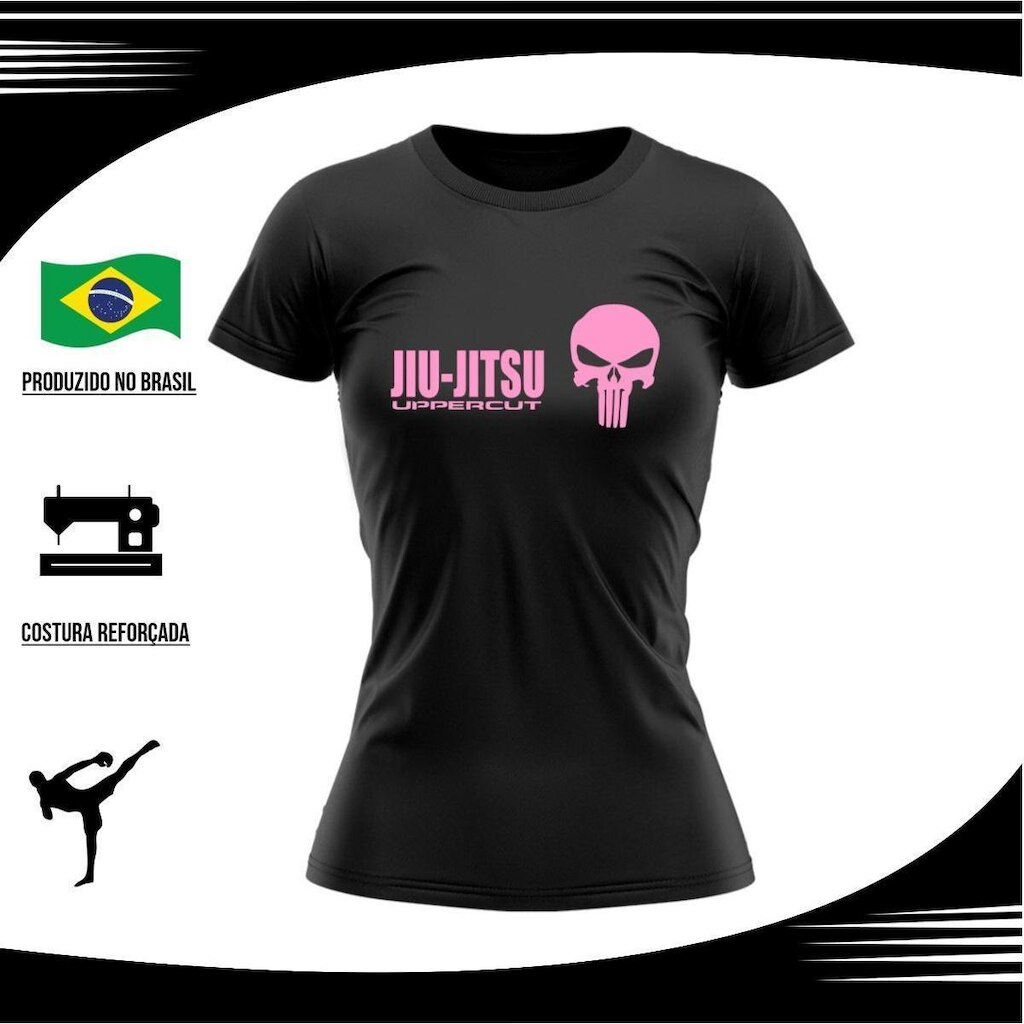 Rash Guard Jiu Jitsu Feminino Em Tecido Dry, Camisa Jiu Jitsu Feminino Uppercut Fight Wear Rs