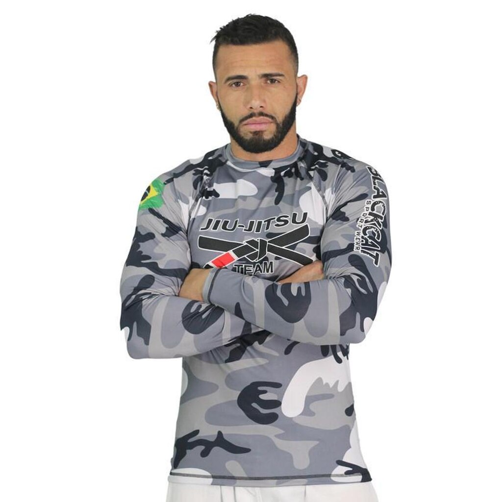 Rash Guard Jiu-Jitsu Tecido Alta Qualidade Treino