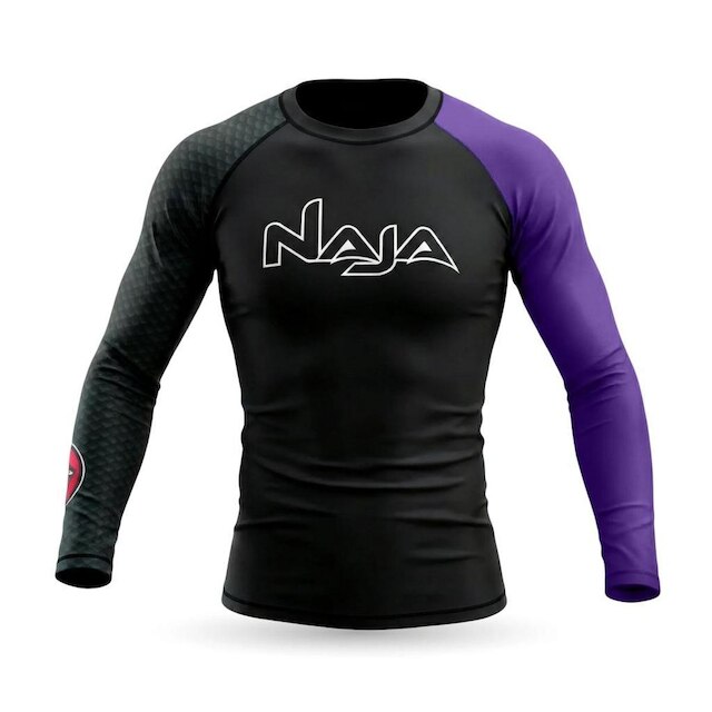Rash Guard Treino Compressão Manga Longa Snake Naja