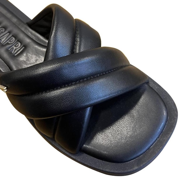 Rasteira Anacapri Analu Preta Flatform