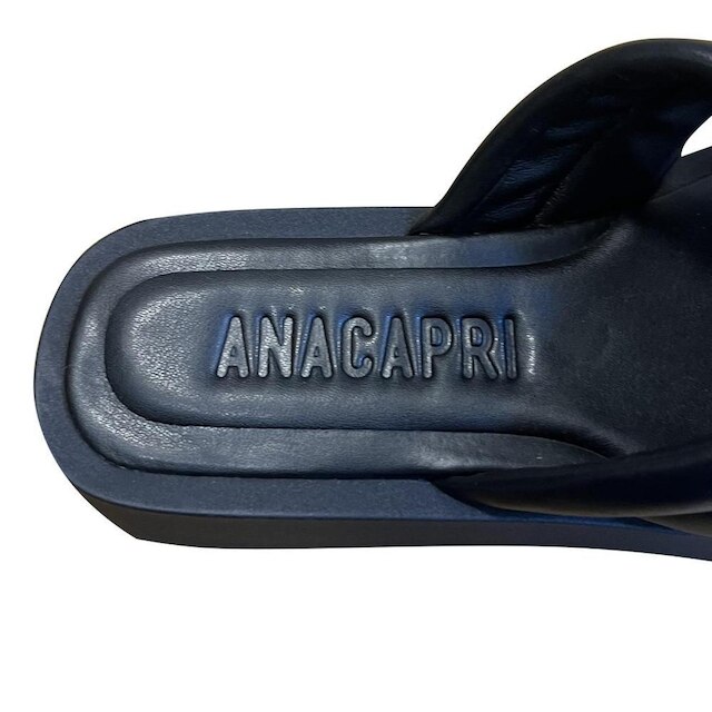 Rasteira Anacapri Analu Preta Flatform
