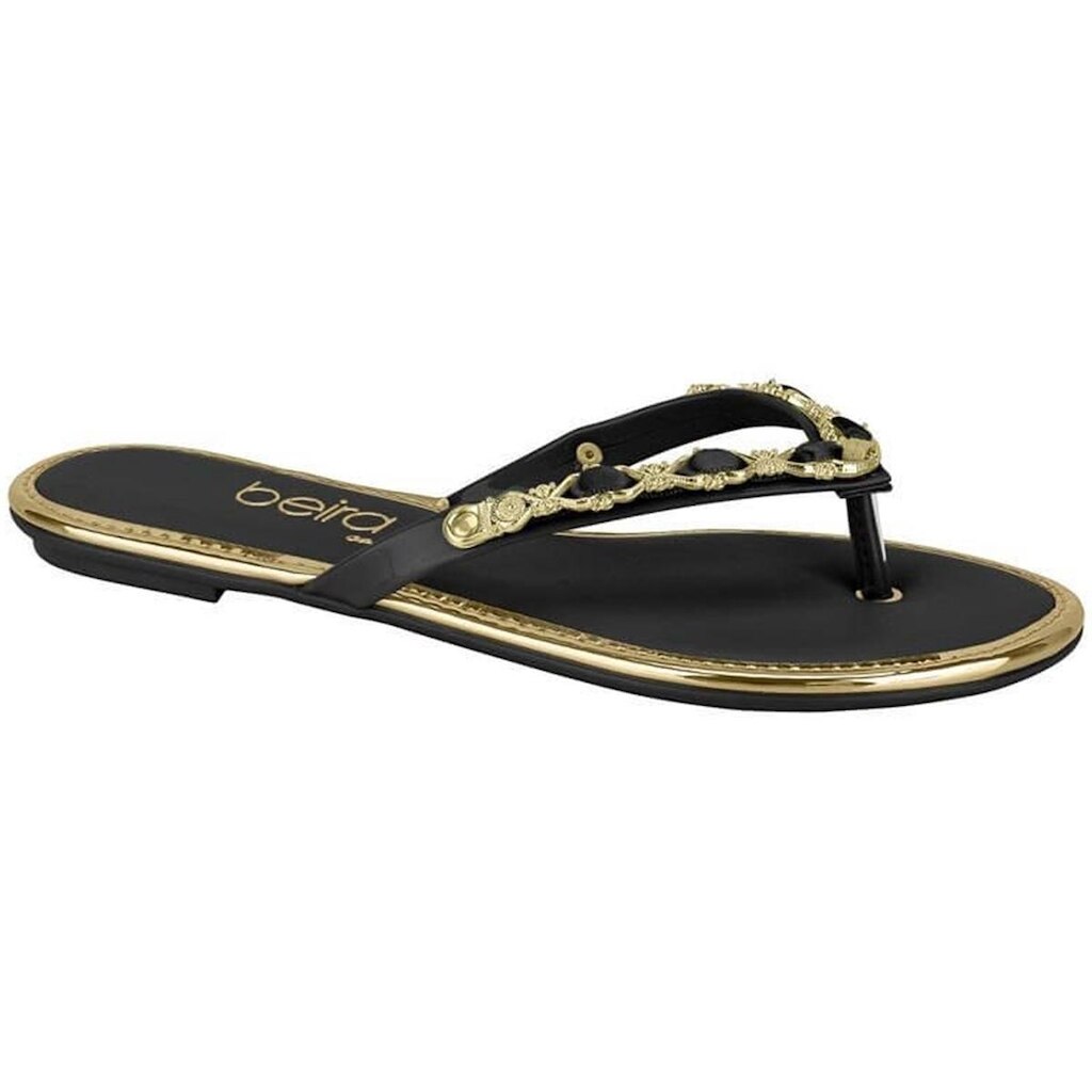 Rasteira Beira Rio Feminina 842220413488 Preto 35