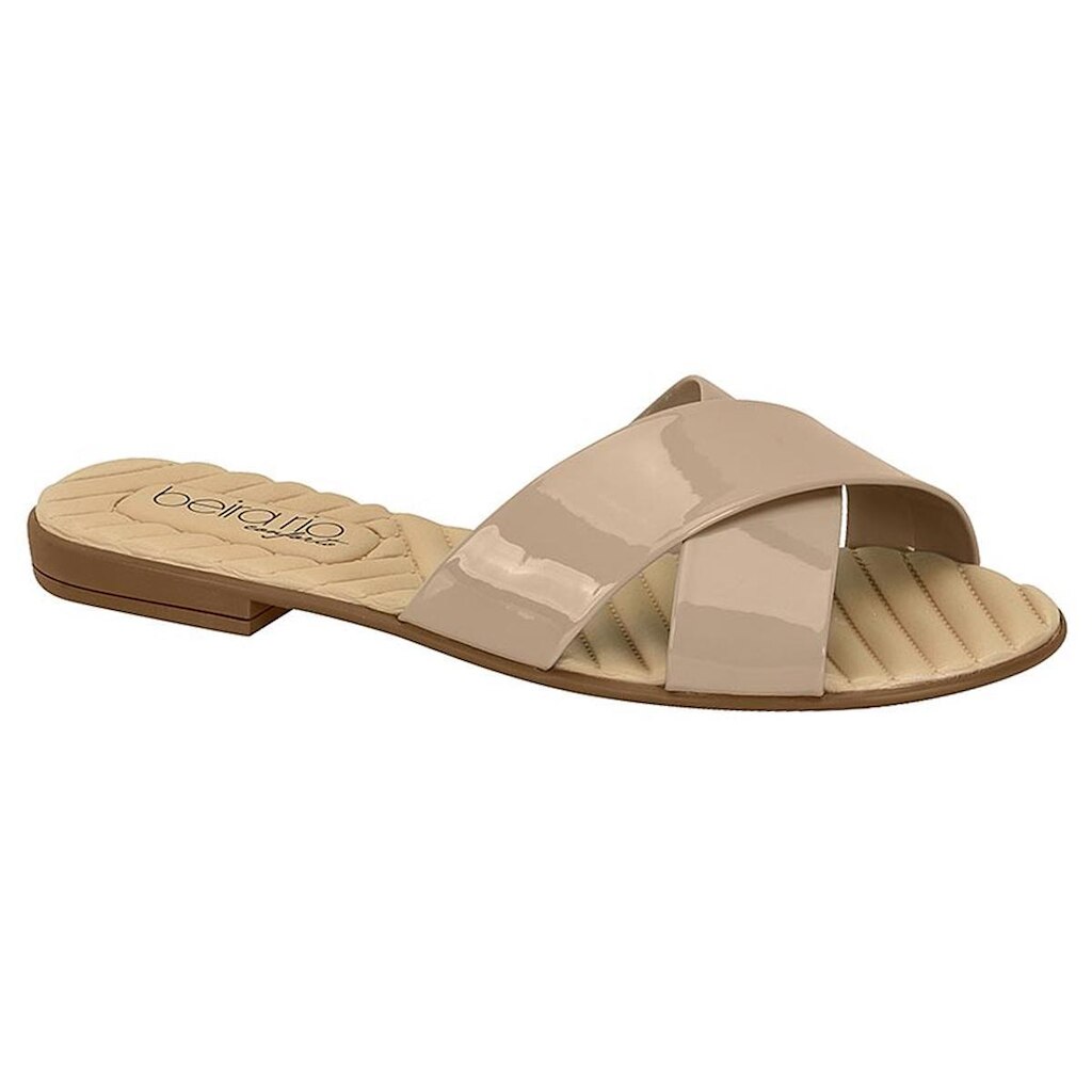 Rasteira Casual Beira Rio Feminina 835020313488 Bege 35