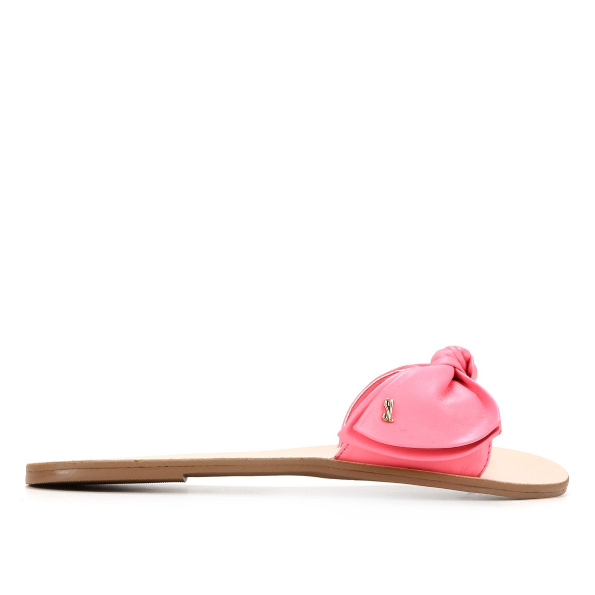 Rasteira Couro Santa Lolla Laço Menor preço em Rasteira Couro Santa Lolla Laço