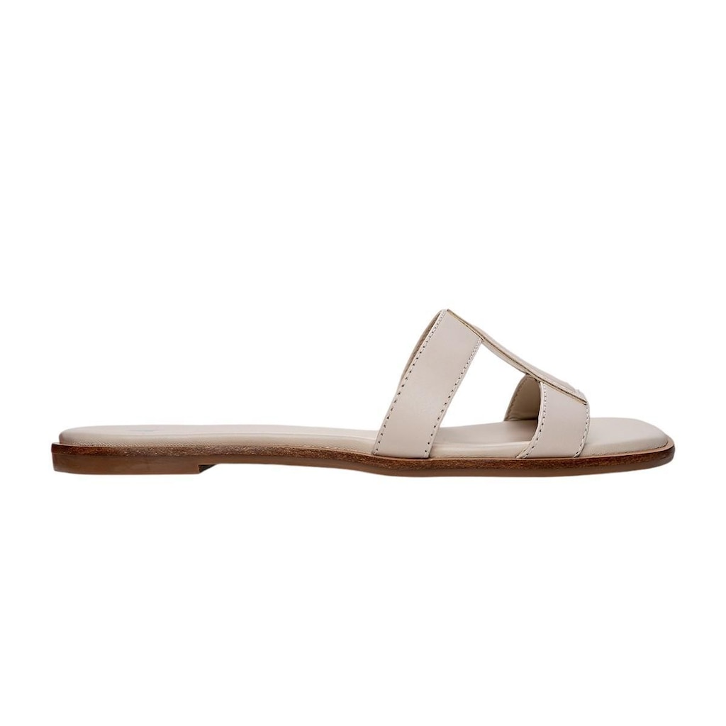 Rasteira Feminina Carrano Flat Bege - 777007