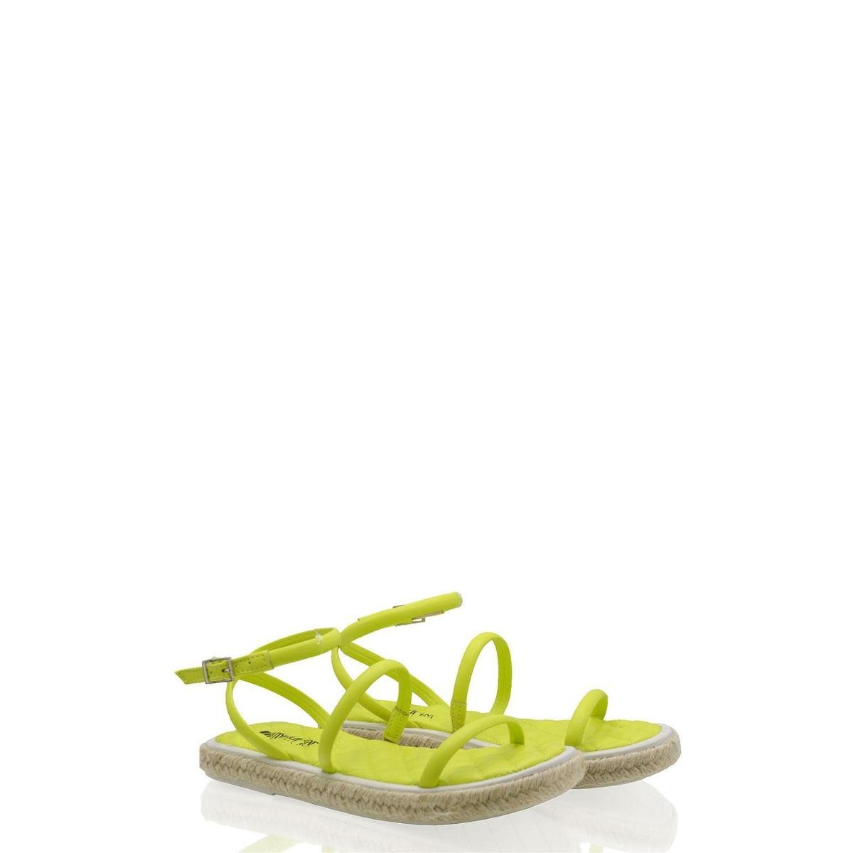 Sandálias Mondrian Calçados Amarelo - Compre Já | Zattini