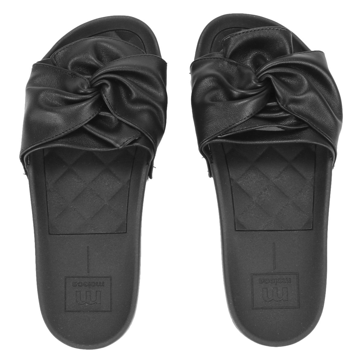 Rasteira Moleca Slide Clássica Feminina - Preto Menor preço em Rasteira Moleca Slide Clássica Feminina - Preto