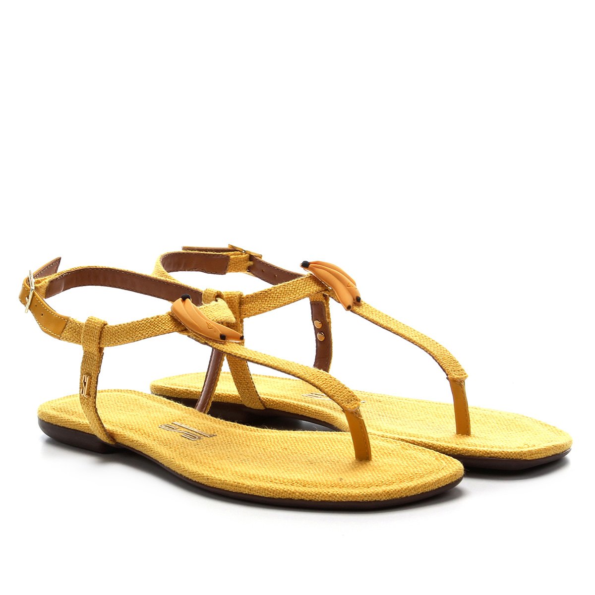 Rasteira Santa Lolla Salomé Banana - Amarelo Menor preço em Rasteira Santa Lolla Salomé Banana - Amarelo