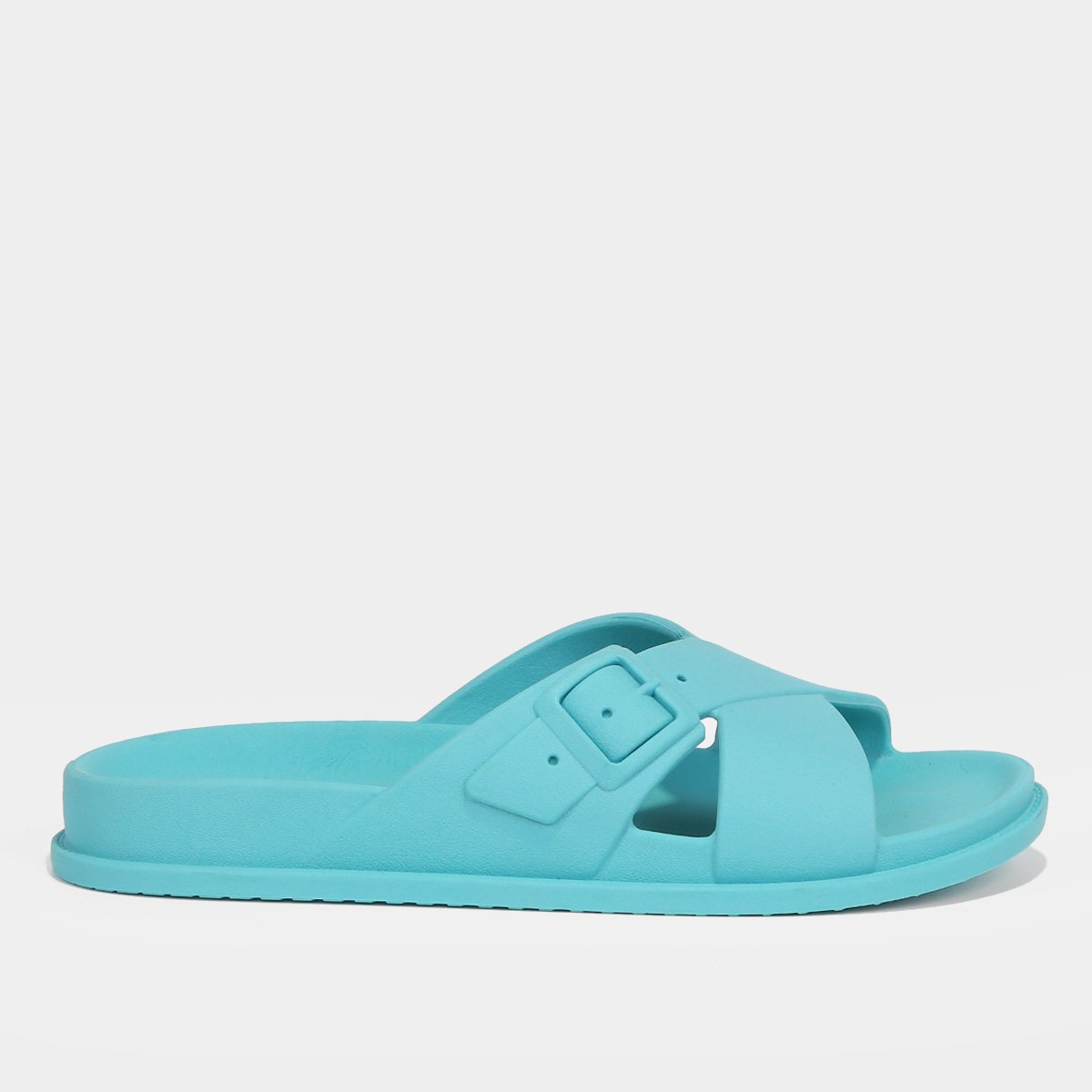 Rasteira Santa Lolla Slide Borracha - Azul Menor preço em Rasteira Santa Lolla Slide Borracha - Azul