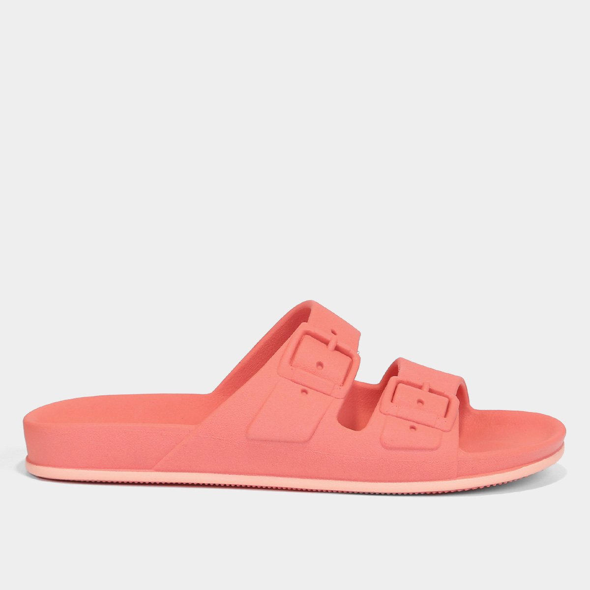 Rasteira Santa Lolla Slide Borracha - Laranja Menor preço em Rasteira Santa Lolla Slide Borracha - Laranja