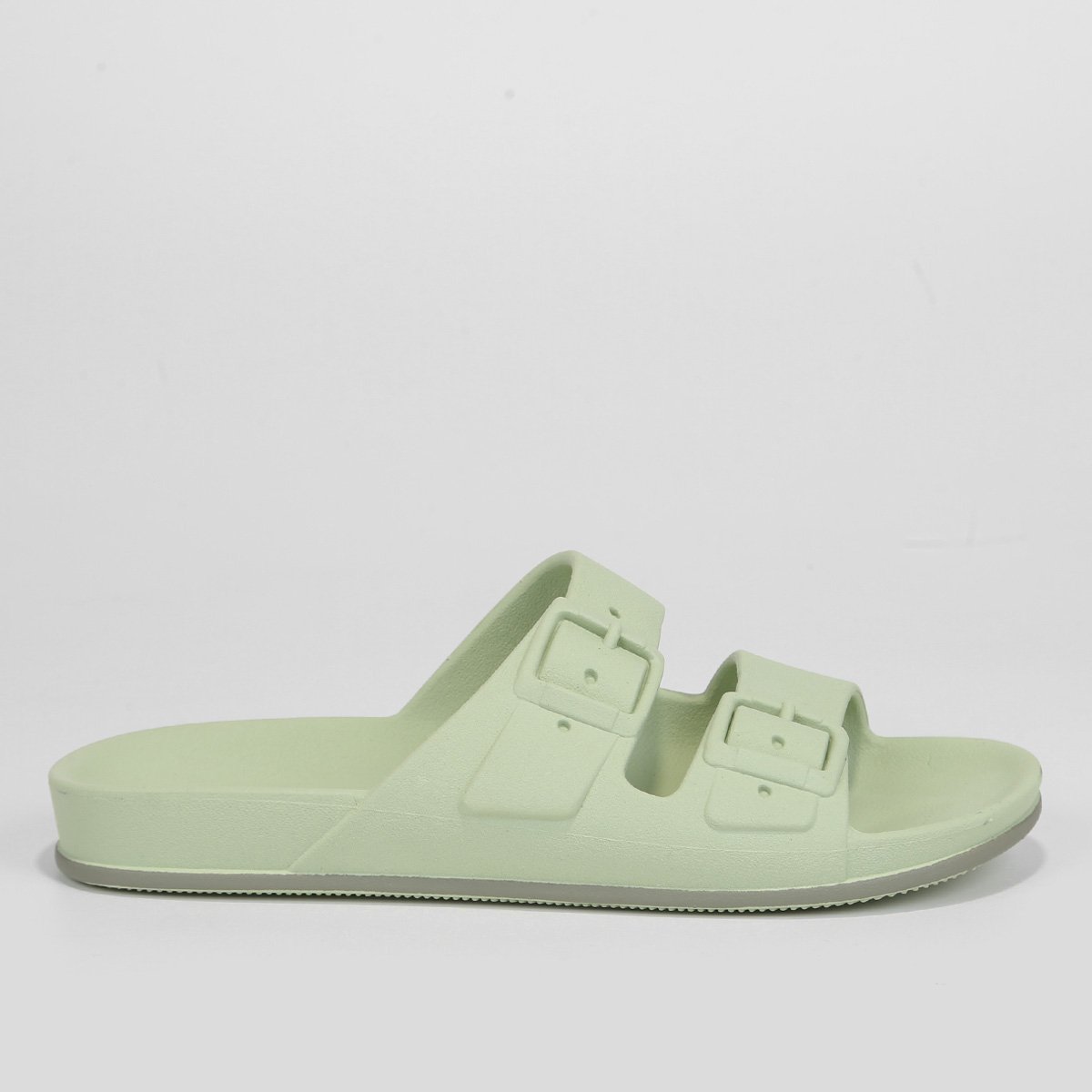 Rasteira Santa Lolla Slide Borracha - Verde claro Menor preço em Rasteira Santa Lolla Slide Borracha - Verde claro