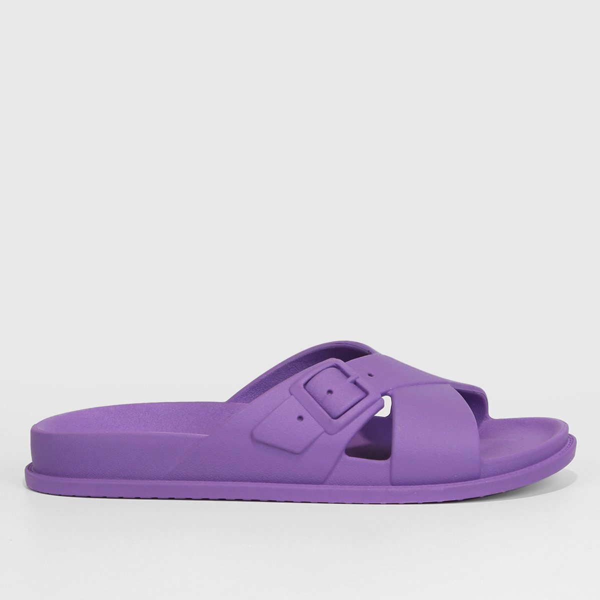 Rasteira Santa Lolla Slide Borracha - Roxo Menor preço em Rasteira Santa Lolla Slide Borracha - Roxo