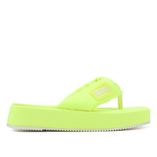Rasteira Santa Lolla Têxtil - Verde