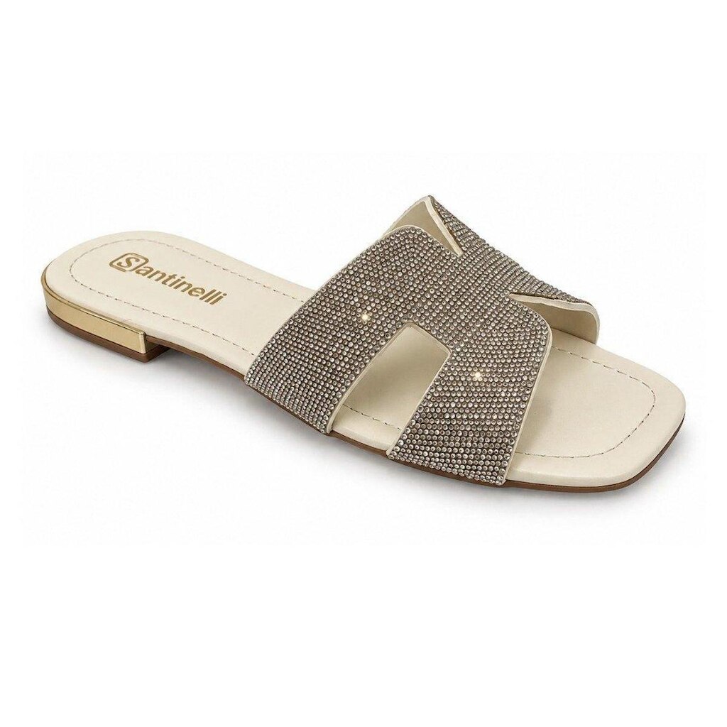 Rasteira Santinelli Casual Feminina - Branco