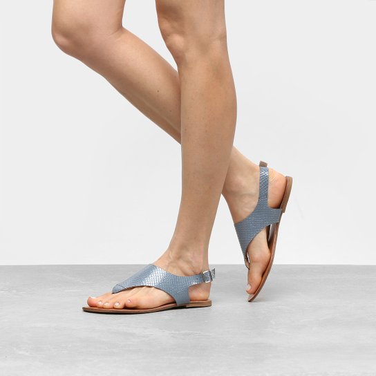 Rasteira Shoestock Cobra - Azul