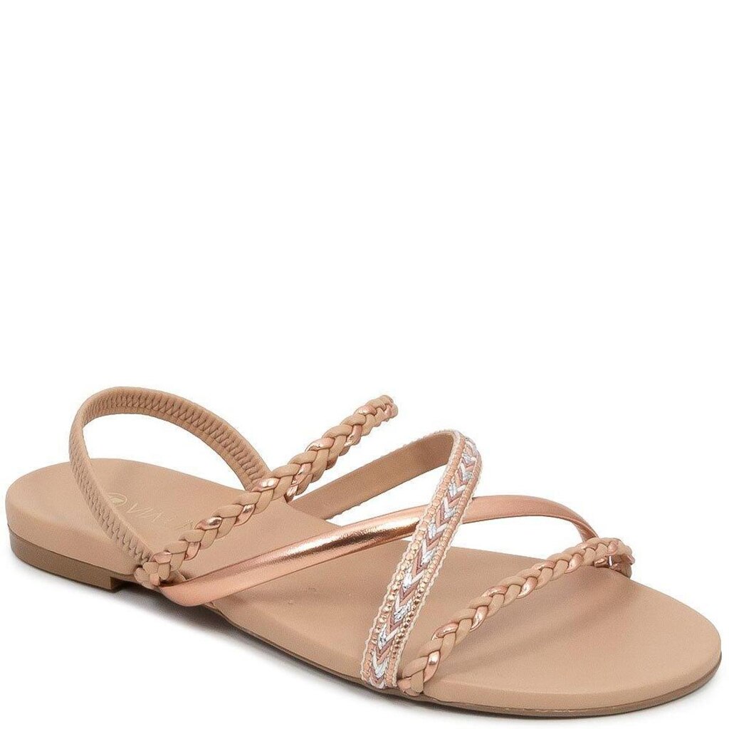Rasteira Slingback Tiras Matelassê Via Uno 950003
