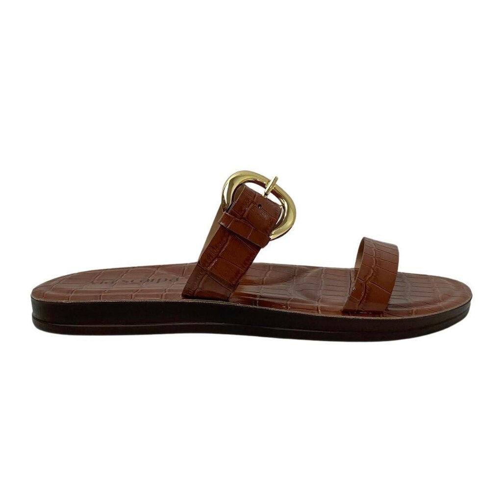 Rasteira Via Scarpa Feminina 176419804 Marrom