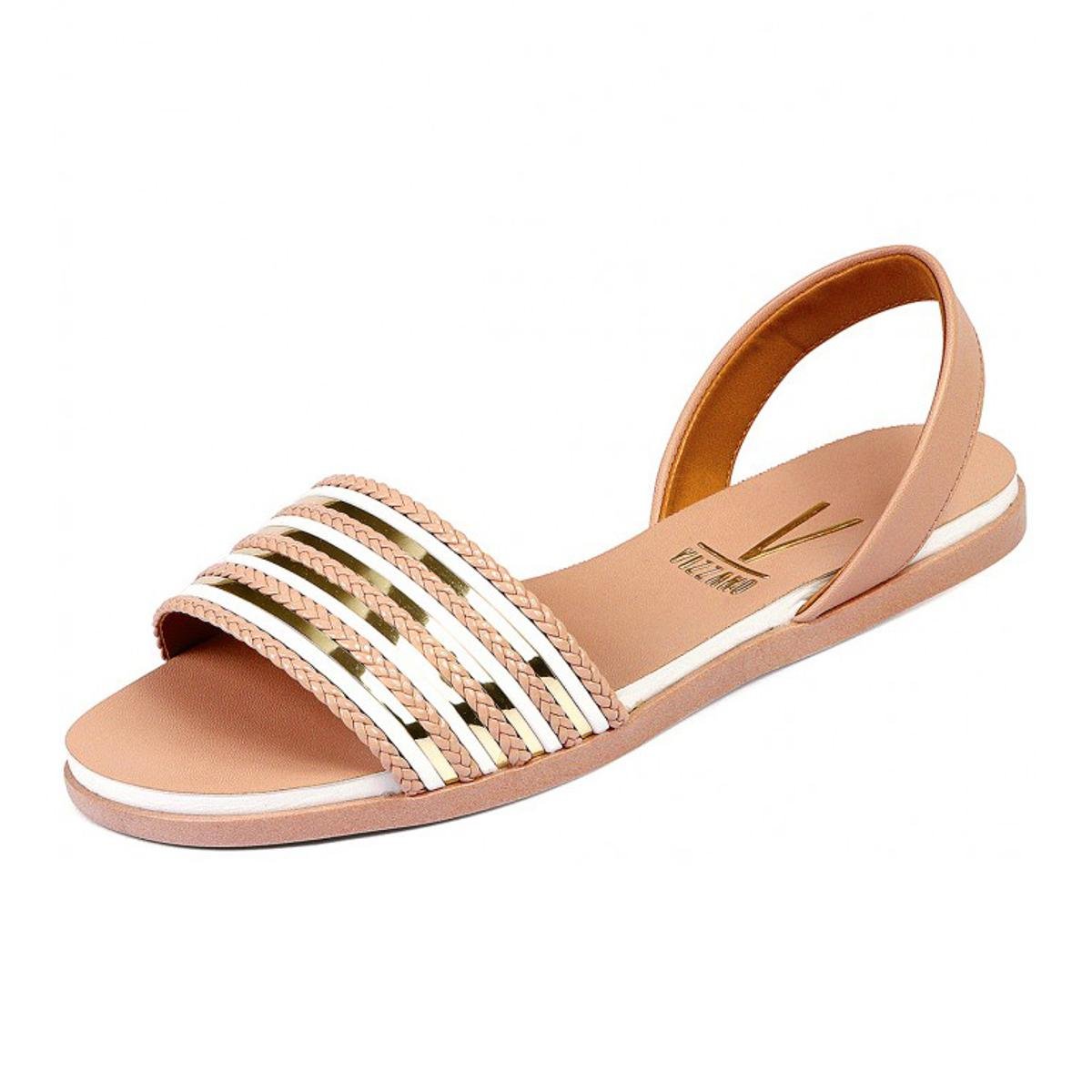 Rasteira Vizzano Flat Feminina - Rosa | Zattini