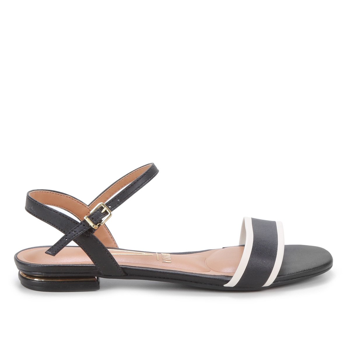 Rasteira Vizzano Trama Natural Feminina - Preto Menor preço em Rasteira Vizzano Trama Natural Feminina - Preto