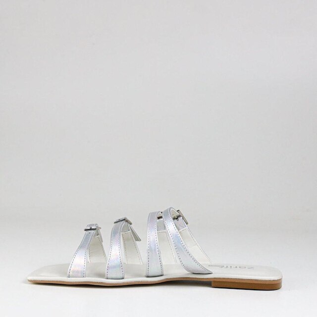 Rasteira Zariff Casual Bico Quadrado Feminino
