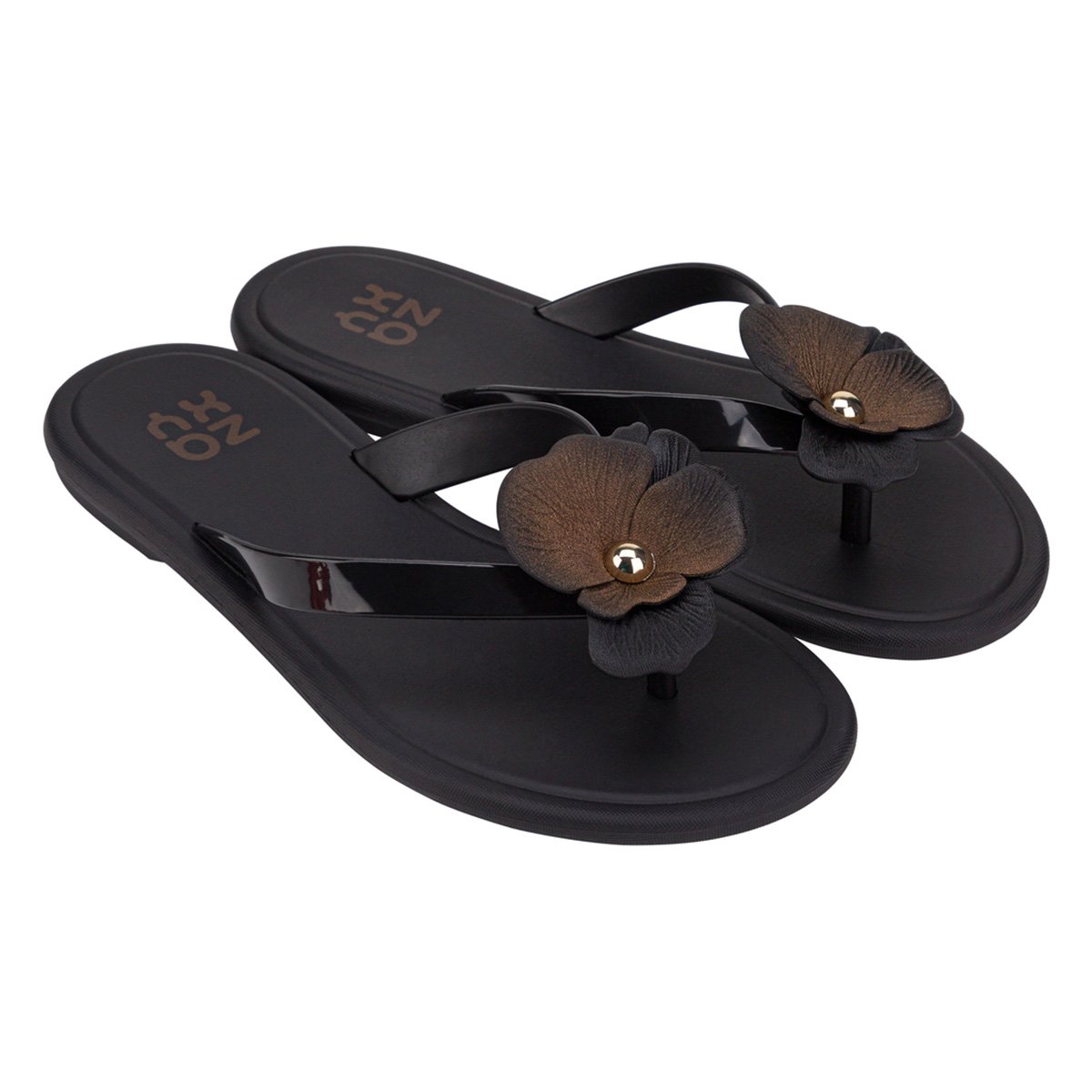 Rasteira Zaxy Florecer - Preto é ruim? Rasteira Zaxy Florecer - Preto é boa?